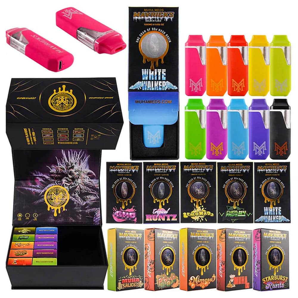 Muha Meds Live Resin 1000mg Disposables Master Box